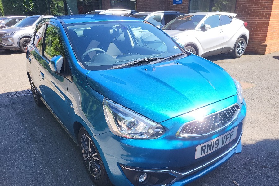Mitsubishi Mirage Hatchback 1.2 4 Hatchback Cvt Euro Blue #6