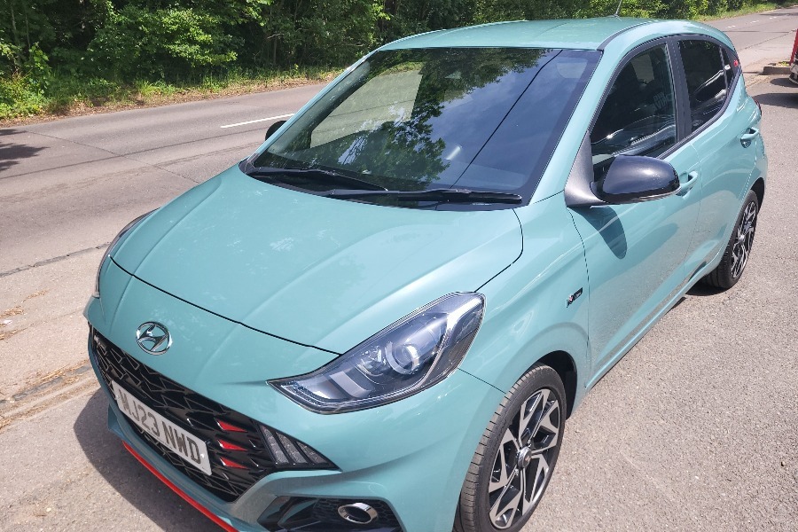 Hyundai I10 Hatchback 1.0 T Gdi N Line Hatchback Petro Green