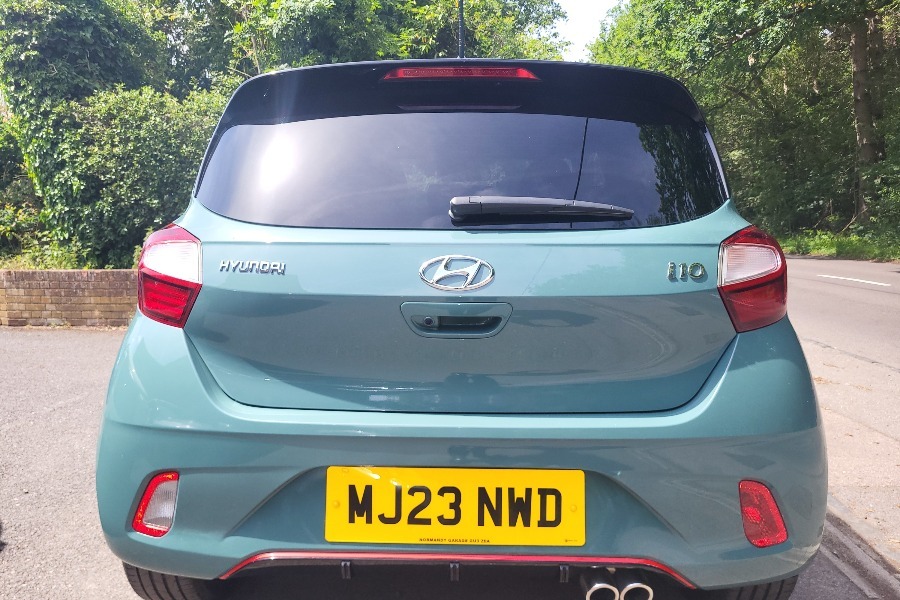 Hyundai I10 Hatchback 1.0 T Gdi N Line Hatchback Petro Green #4
