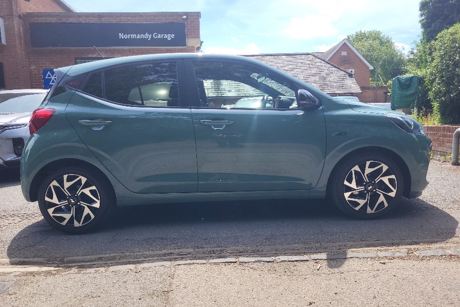 Hyundai I10 Hatchback 1.0 T Gdi N Line Hatchback Petro Green #6