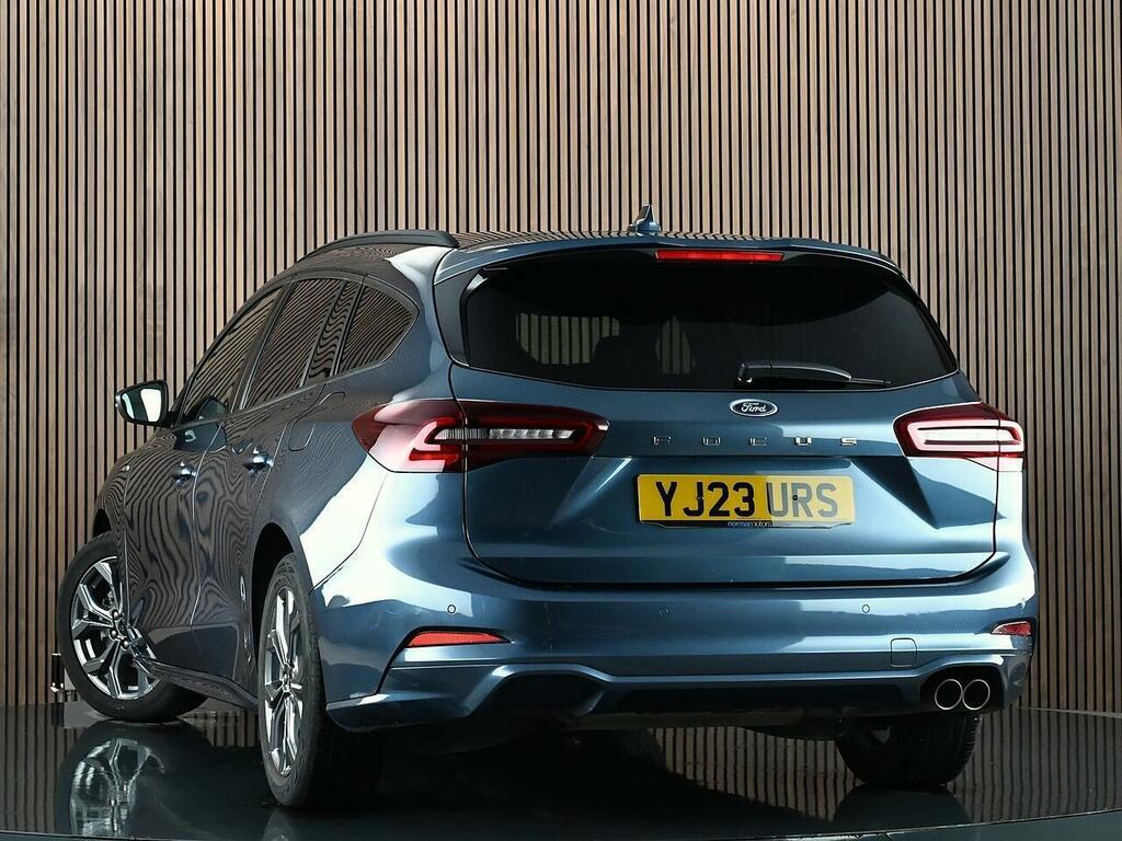 Ford Focus 1.0T Ecoboost St-line Estate Eur YJ23URS Blue #2