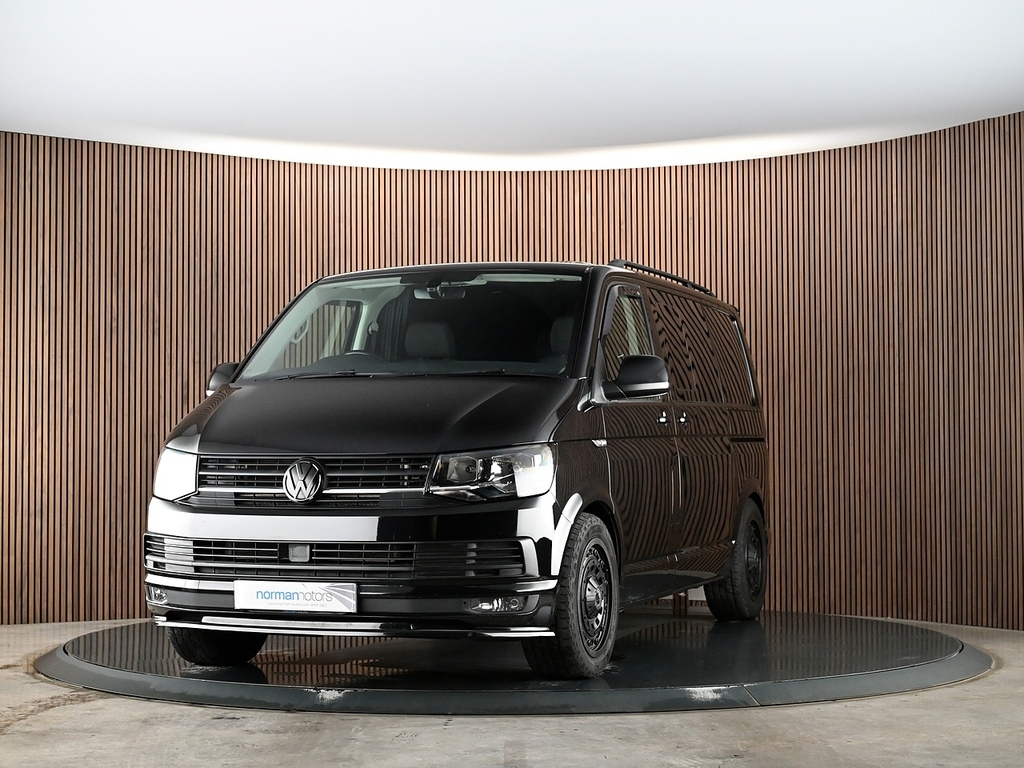Volkswagen Transporter 2.0 Tdi T32 Bluemotion Tech Highline Kombi Double OW19GUF Black #6