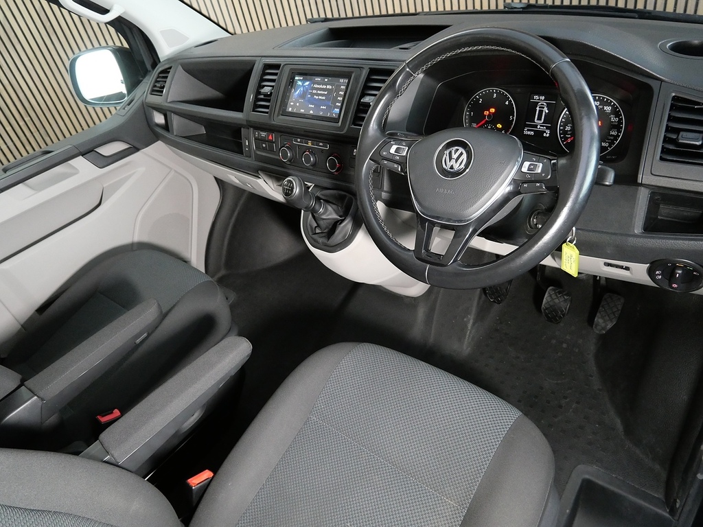 Volkswagen Transporter 2.0 Tdi T32 Bluemotion Tech Highline Kombi Double OW19GUF Black #3