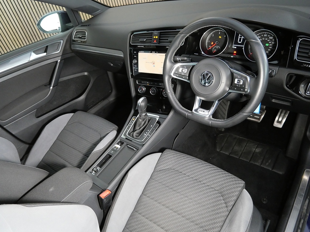 Volkswagen Golf 2.0 Tdi R-line Hatchback Dsg Euro 6 S KN18OFG Blue #3