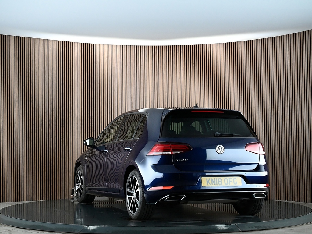 Volkswagen Golf 2.0 Tdi R-line Hatchback Dsg Euro 6 S KN18OFG Blue #5