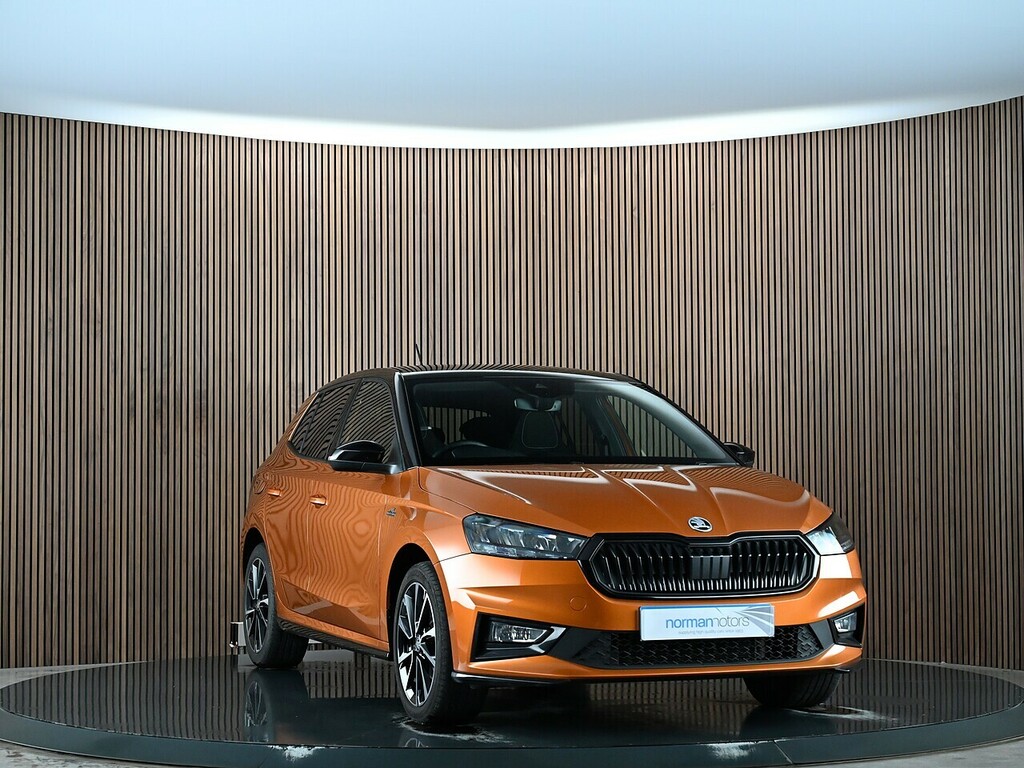 Skoda Fabia 1.0 Tsi Monte Carlo Hatchback Dsg Euro OE74WWO Orange #4