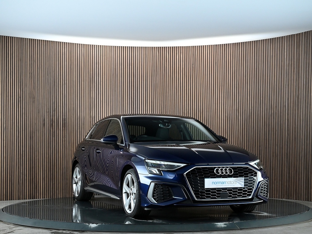 Audi A3 1.5 Tfsi 35 S Line Sportback Eur HJ23XZX Blue #4