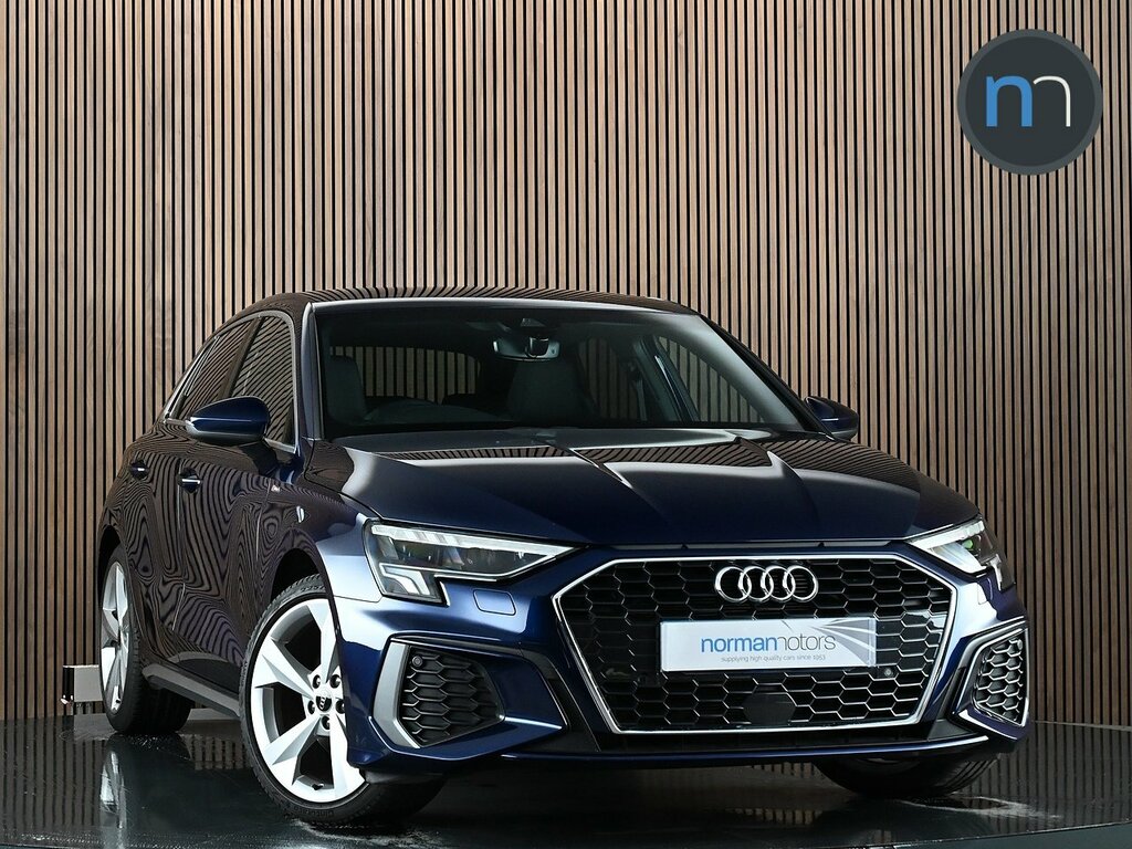 Audi A3 1.5 Tfsi 35 S Line Sportback Eur Blue