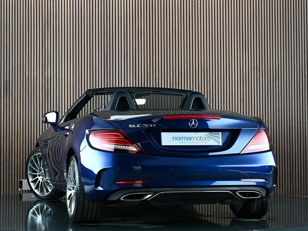 Mercedes-Benz SLC 2.0 Slc300 Amg Line Convertible G-troni Blue #2