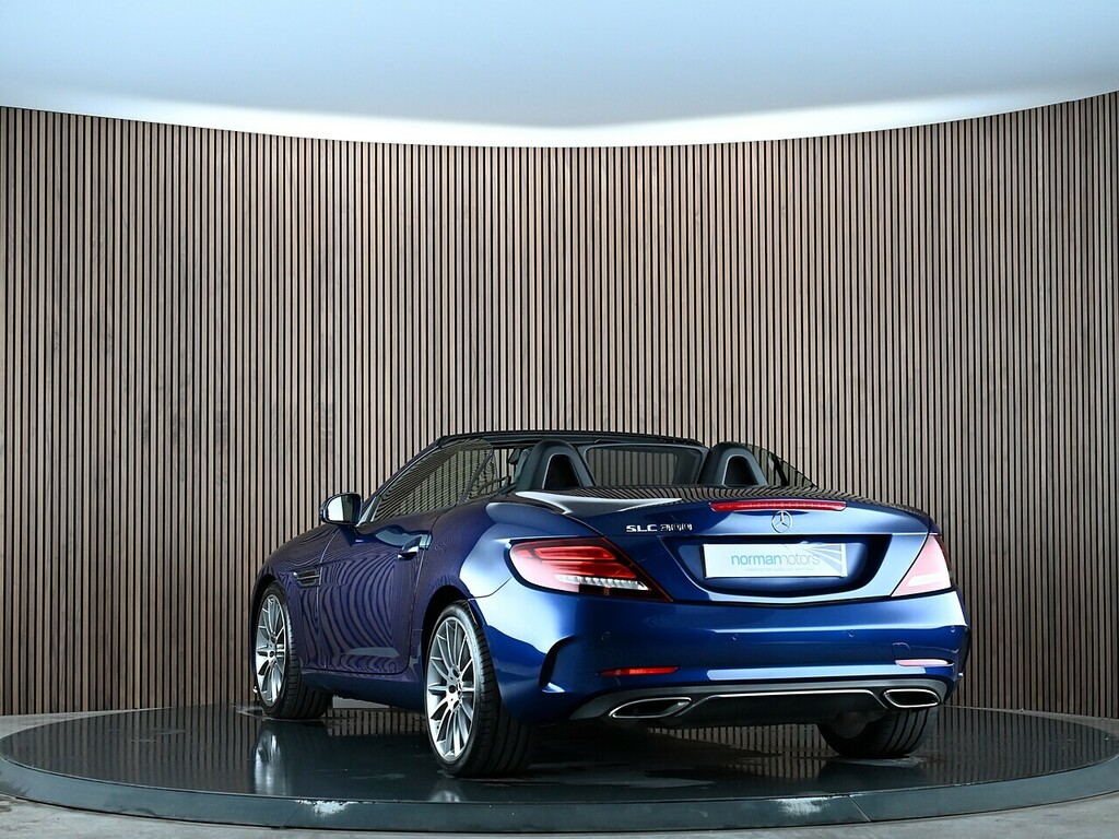Mercedes-Benz SLC 2.0 Slc300 Amg Line Convertible G-troni Blue #4