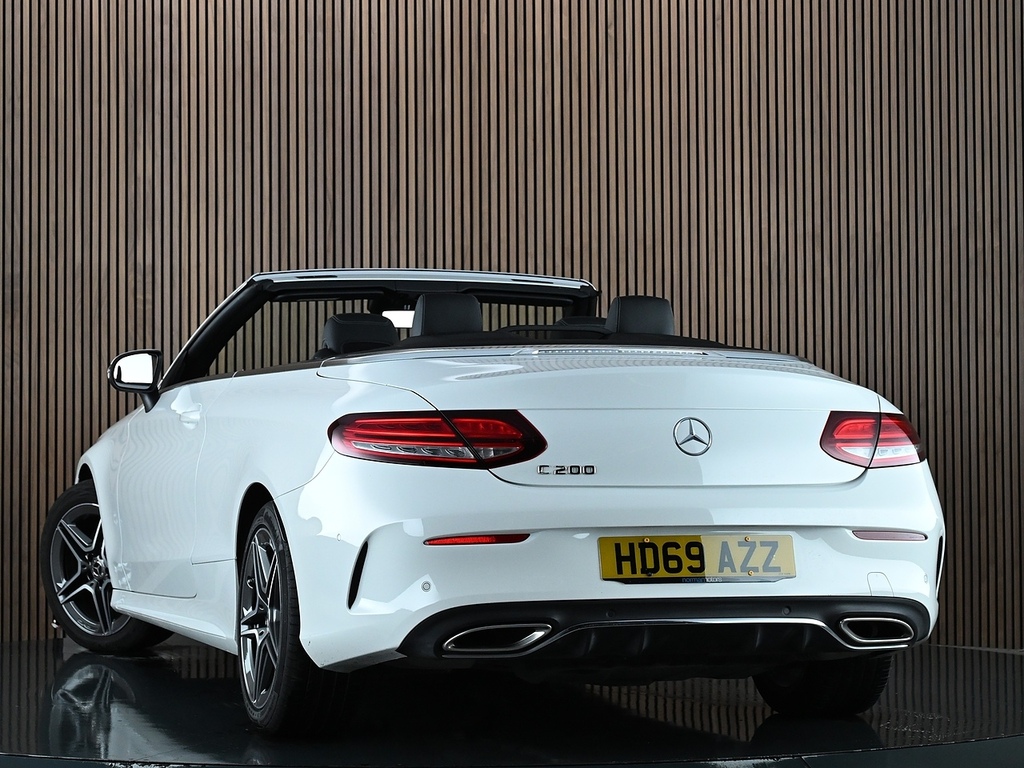 Mercedes-Benz C Class 1.5 C200 Mhev Amg Line Premium Cabriolet Pet White #2
