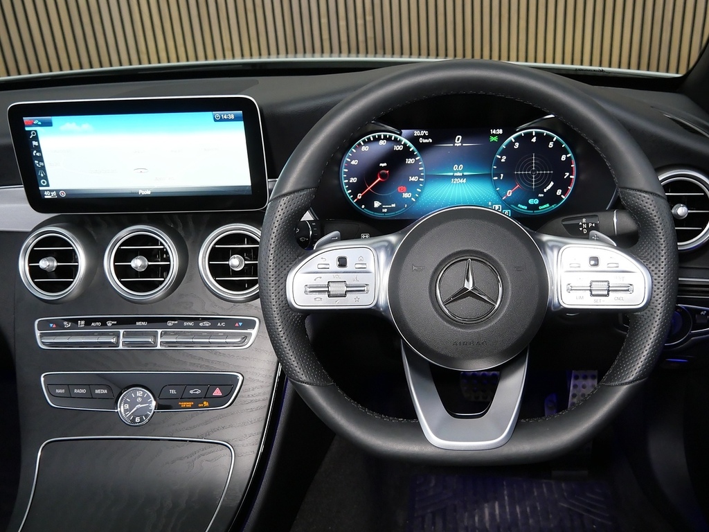 Mercedes-Benz C Class 1.6 C200d Amg Line Euro 6 Ss Blue #23