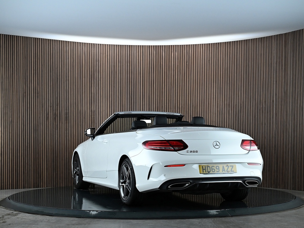 Mercedes-Benz C Class 1.5 C200 Mhev Amg Line Premium Cabriolet Pet White #6