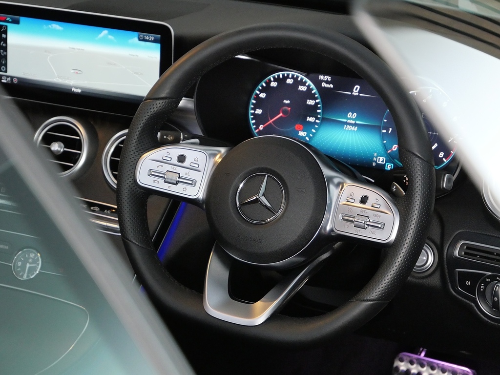 Mercedes-Benz C Class 1.6 C200d Amg Line Euro 6 Ss Blue #19