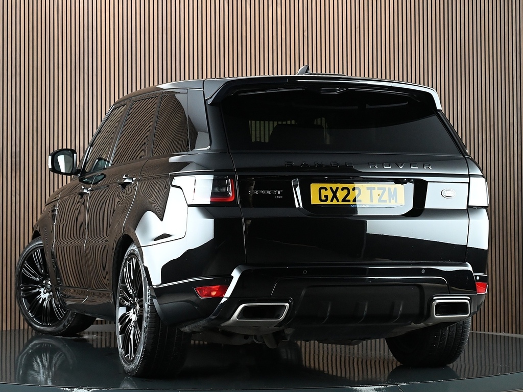 Land Rover Range Rover Sport 3.0 D300 Mhev Hse Dynamic Black Suv Aut GX22TZM Black #2
