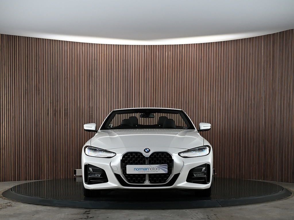 BMW 4 Series 3.0 430D Mht M Sport Convertible Hybrid White #5
