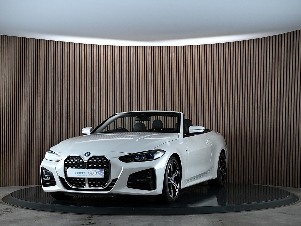 BMW 4 Series 3.0 430D Mht M Sport Convertible Hybrid White #6