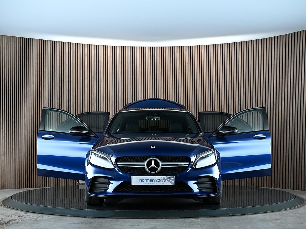 Mercedes-Benz C Class Amg Line Silver #11