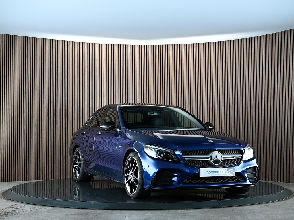 Mercedes-Benz C Class Amg Line Silver #4