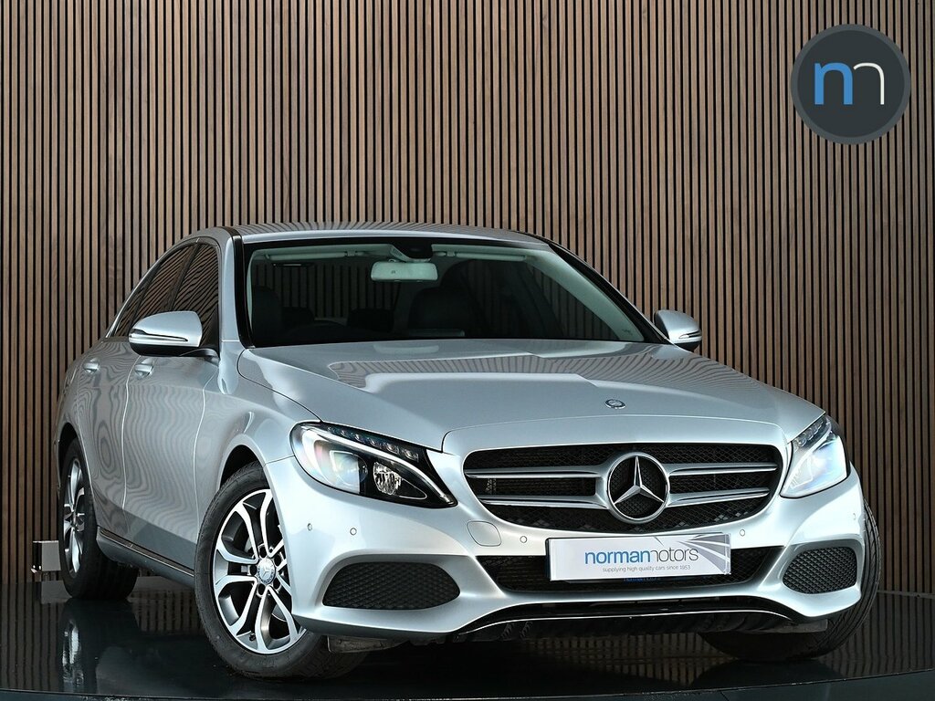 Mercedes-Benz C Class 1.6 C200d Sport Saloon G-tronic Euro 6 Silver