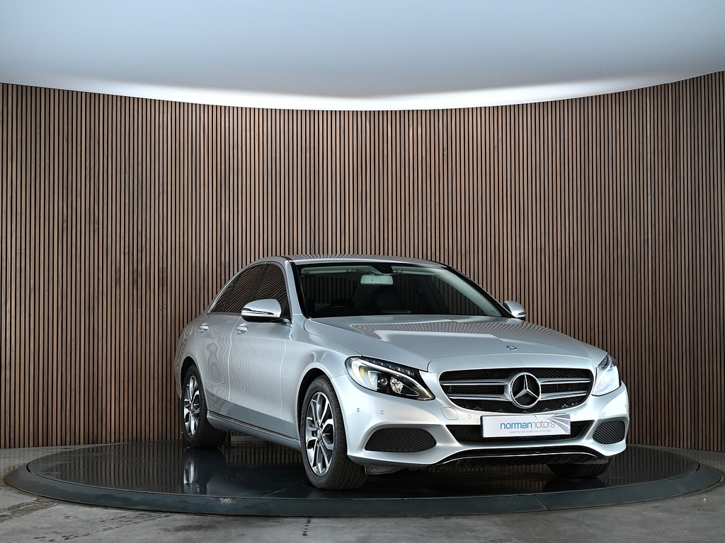 Mercedes-Benz C Class 1.6 C200d Sport Saloon G-tronic Euro 6 Silver #4