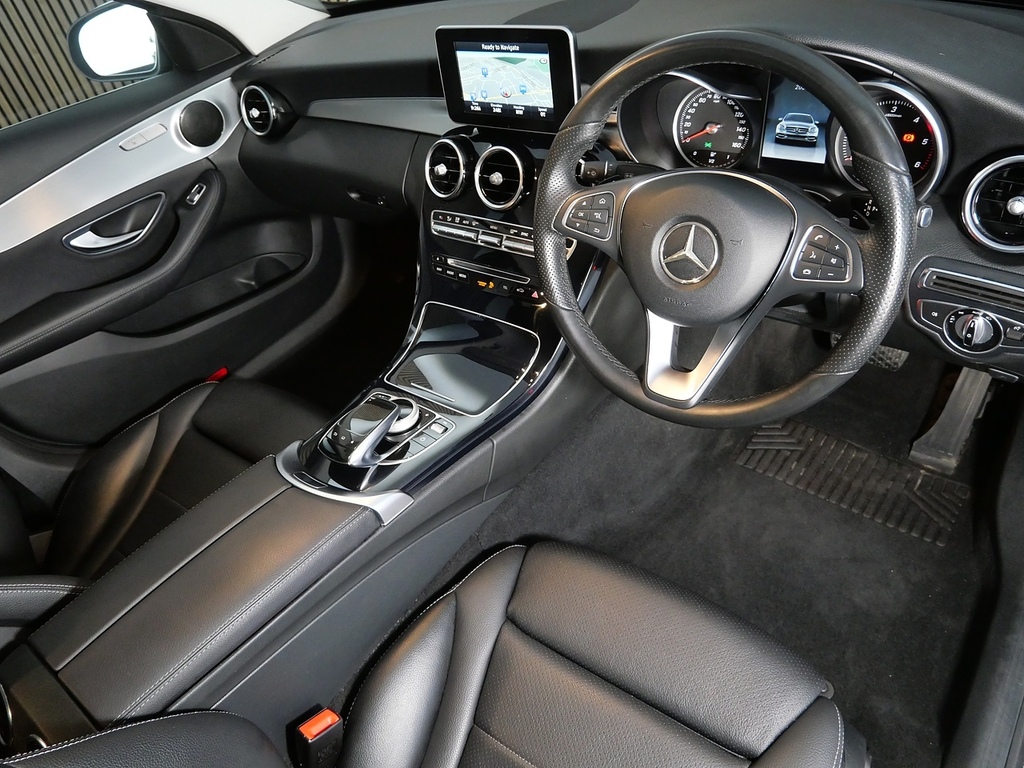 Mercedes-Benz C Class 1.6 C200d Sport Saloon G-tronic Euro 6 Silver #3