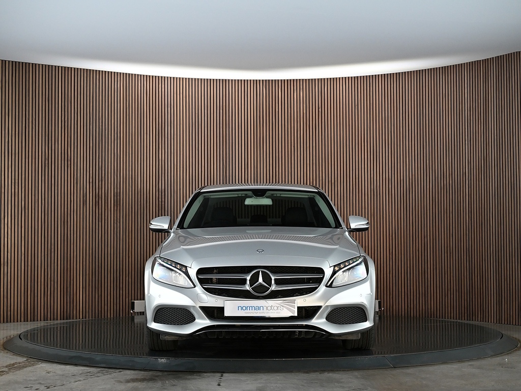 Mercedes-Benz C Class 1.6 C200d Sport Saloon G-tronic Euro 6 Silver #5