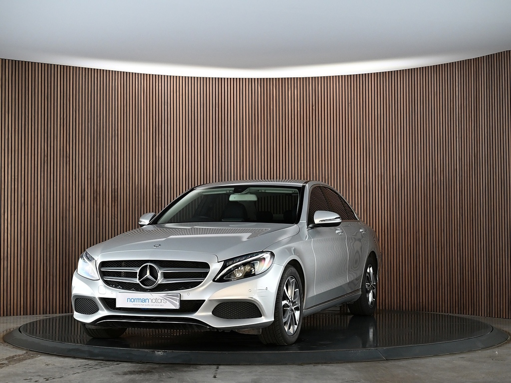Mercedes-Benz C Class 1.6 C200d Sport Saloon G-tronic Euro 6 Silver #6