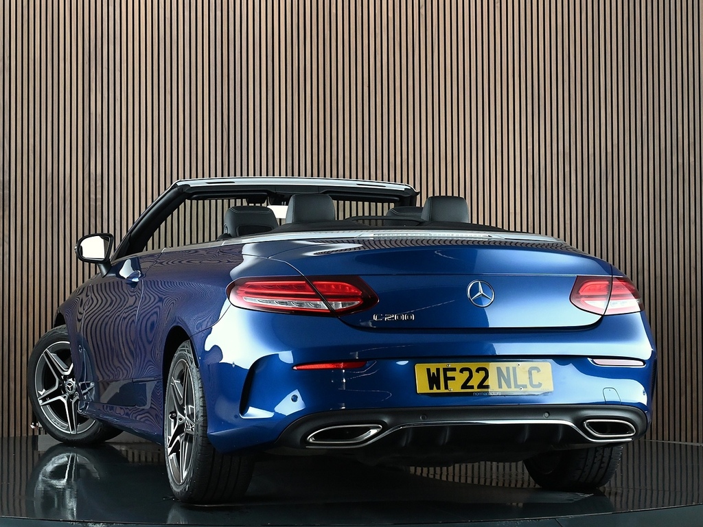 Mercedes-Benz C Class 1.5 C200 Mhev Amg Line Edition Cabriolet Petro Blue #2