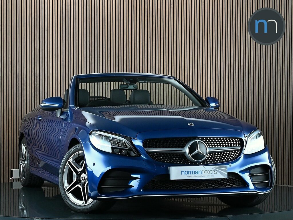 Mercedes-Benz C Class 1.5 C200 Mhev Amg Line Edition Cabriolet Petro Blue