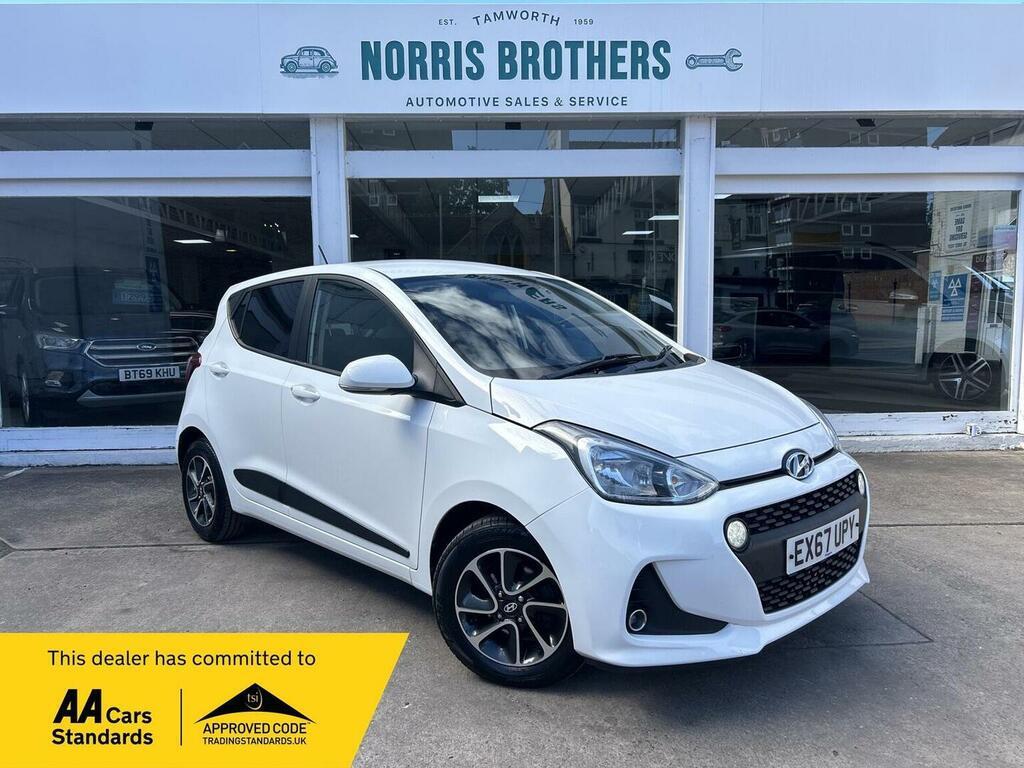 Hyundai I10 Hatchback 1.2 Premium Euro 6 201767 White