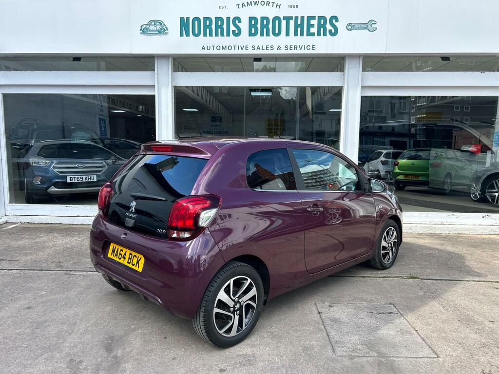 Peugeot 108 Hatchback 1.2 Vti Puretech Allure Euro 5 2014 Purple #5