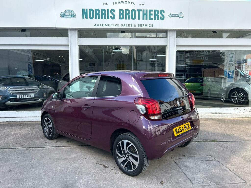 Peugeot 108 Hatchback 1.2 Vti Puretech Allure Euro 5 2014 Purple #4