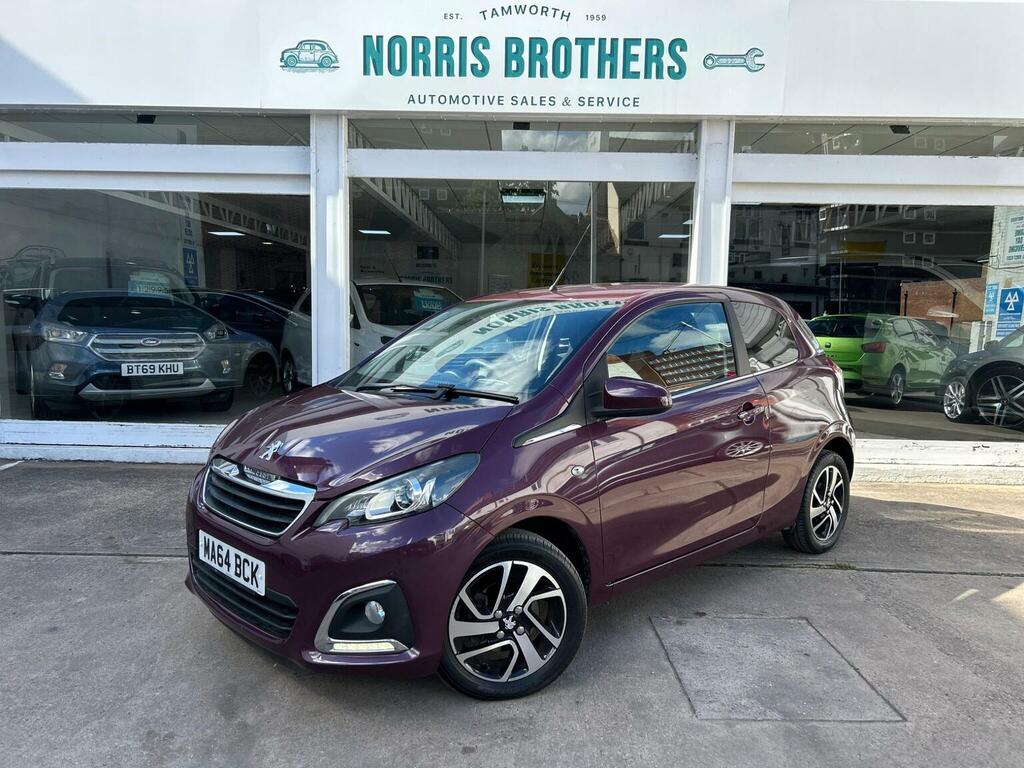 Peugeot 108 Hatchback 1.2 Vti Puretech Allure Euro 5 2014 Purple #3