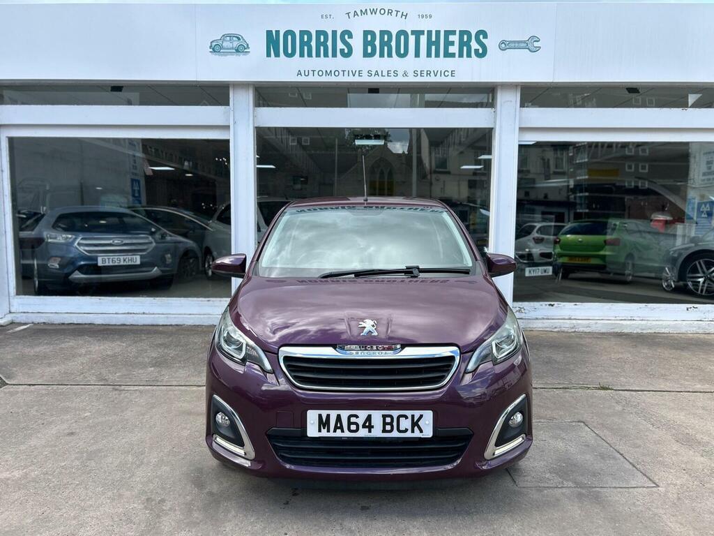 Peugeot 108 Hatchback 1.2 Vti Puretech Allure Euro 5 2014 Purple #2