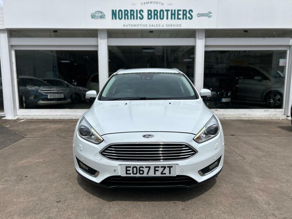 Ford Focus Estate 2.0 Tdci Titanium X Euro 6 Ss 2017 EO67FZT White #2