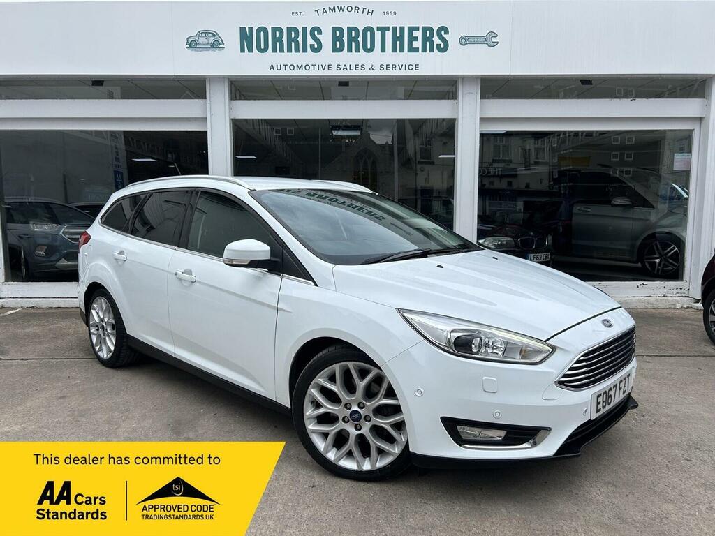 Ford Focus Estate 2.0 Tdci Titanium X Euro 6 Ss 2017 White