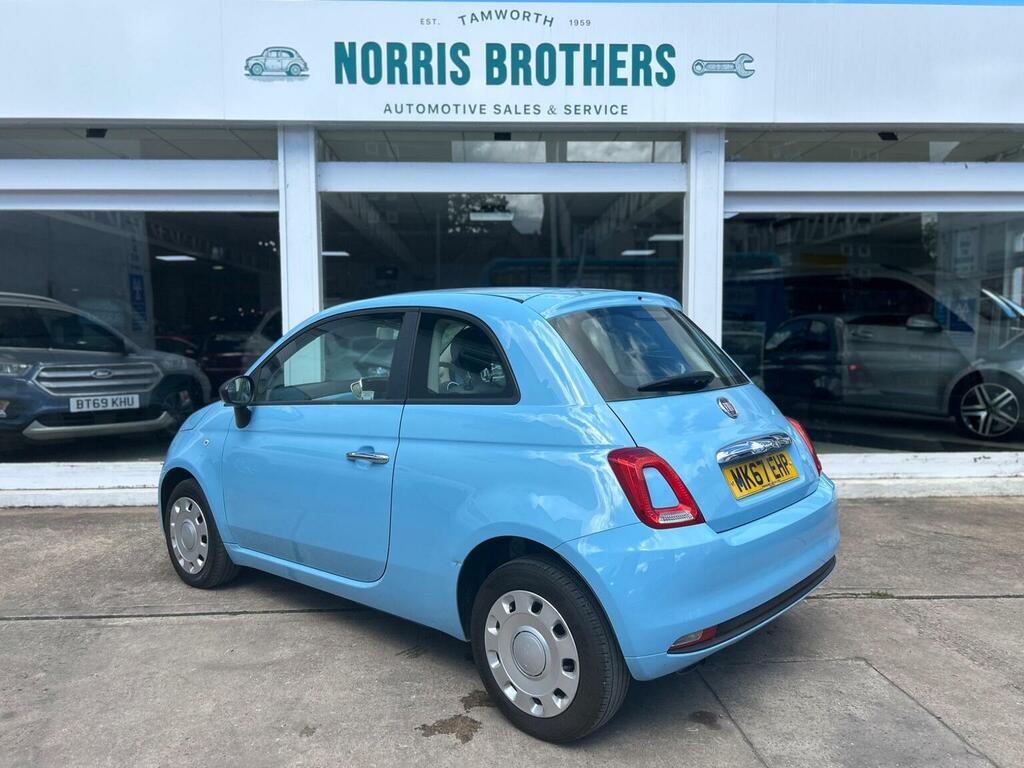Fiat 500 Hatchback 1.2 Pop Euro 6 Ss 201667 MK67EHP Blue #4