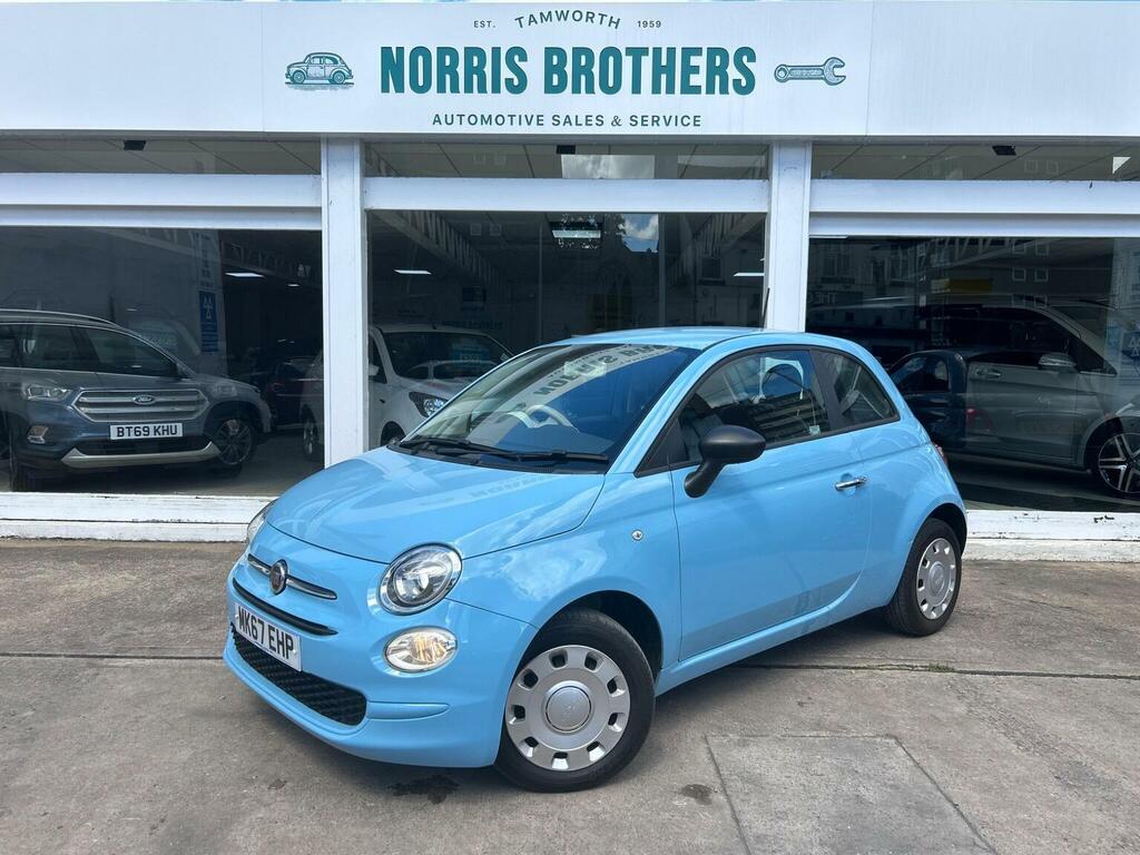 Fiat 500 Hatchback 1.2 Pop Euro 6 Ss 201667 MK67EHP Blue #3