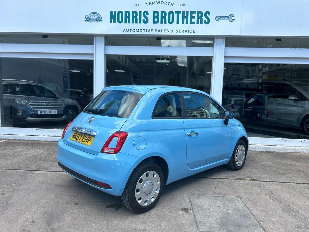 Fiat 500 Hatchback 1.2 Pop Euro 6 Ss 201667 MK67EHP Blue #5