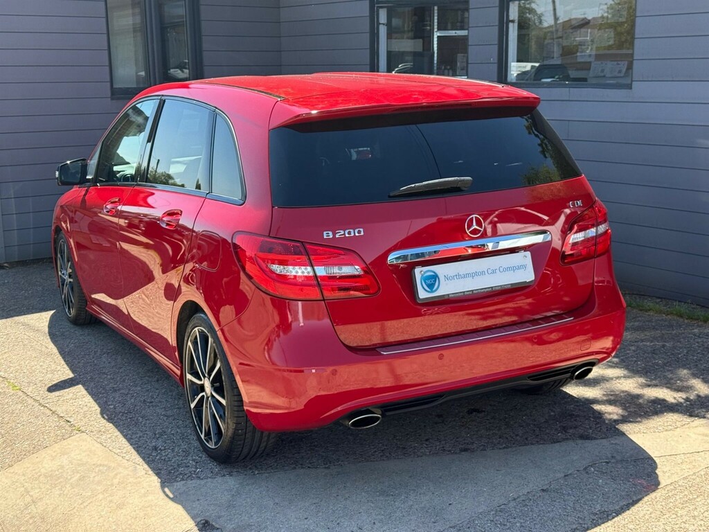 Mercedes-Benz B Class 1.8 B200 Cdi Sport 7G-dct Euro 5 Ss KS14POA Red #6