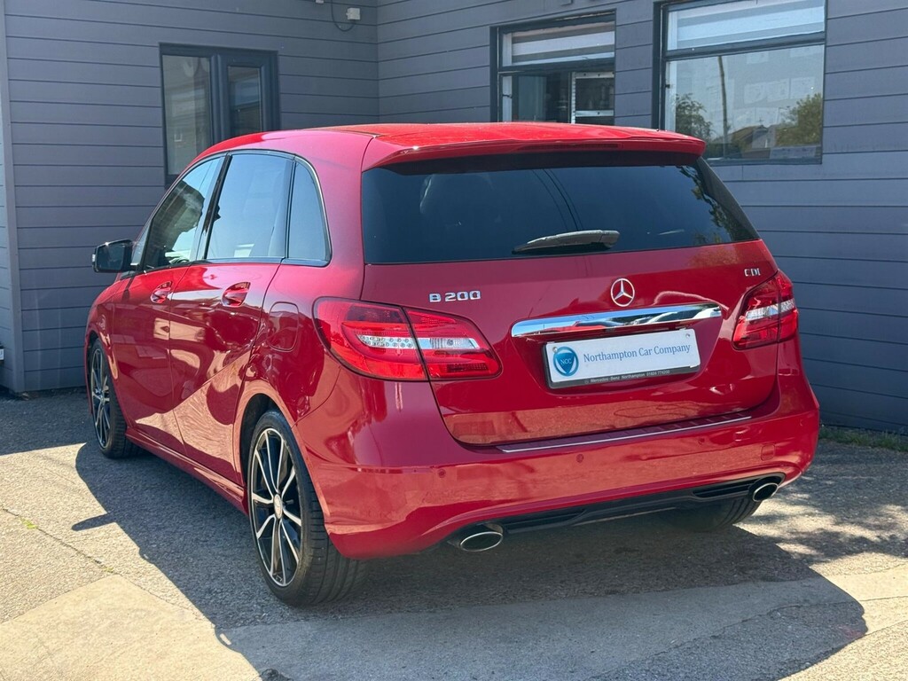 Mercedes-Benz B Class 1.8 B200 Cdi Sport 7G-dct Euro 5 Ss KS14POA Red #2
