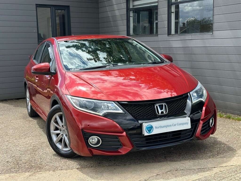 Honda Civic 1.6 I-dtec Se Plus Euro 5 Ss AE65ZDT Red #4