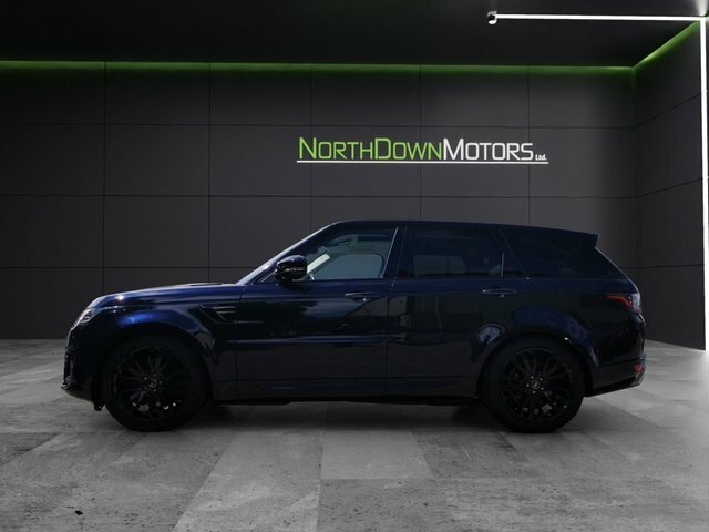 Land Rover Range Rover Sport 2021 3.0 D300 Mhev Hse Silver Suv W12AHA Blue #3