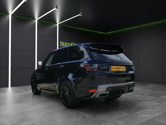 Land Rover Range Rover Sport 2021 3.0 D300 Mhev Hse Silver Suv W12AHA Blue #4