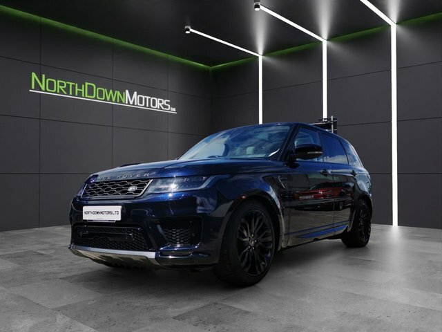 Land Rover Range Rover Sport 2021 3.0 D300 Mhev Hse Silver Suv Blue