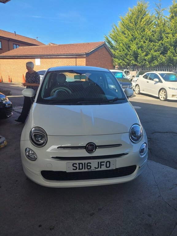 Fiat 500 Eco Pop Star Hatchback White