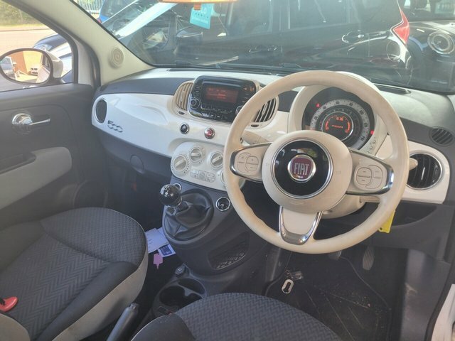 Fiat 500 Eco Pop Star Hatchback White #4