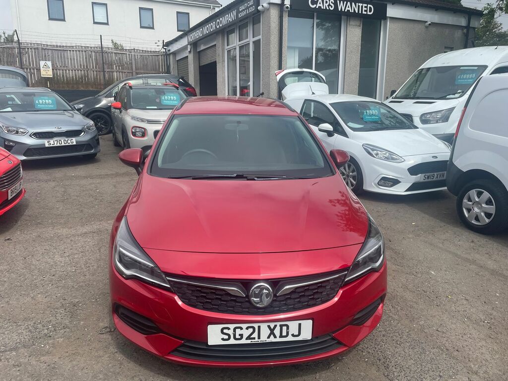 Vauxhall Astra 1.5 Turbo D Se Sports Tourer Eur SG21XDJ Red #2