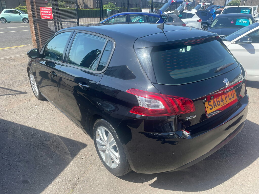 Peugeot 308 1.6 Thp Active Hatchback Euro 5 Black #6